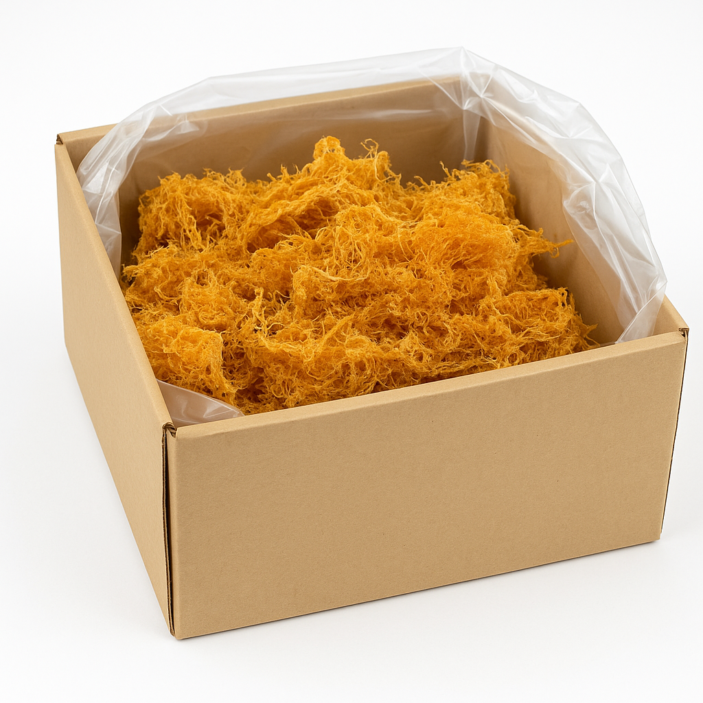 Wholesale Sea Moss Ocean Harvested Wildcrafted Sun-dried Organic Bulk Seamoss -  Gold